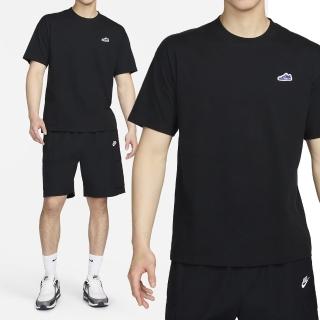 【NIKE 耐吉】AS M NSW Tee M90 LBR Patch 男款 黑色 棉質 刺繡 寬鬆 短袖 上衣 FV3752-010