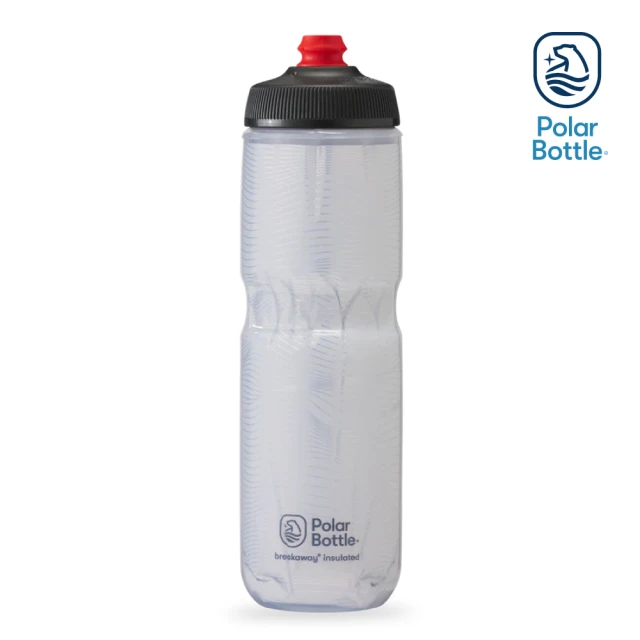 Polar Bottle 24oz 雙層保冷噴射水壺 Jersey Knit 白(公路車 自行車 腳踏車 保冷水壺)