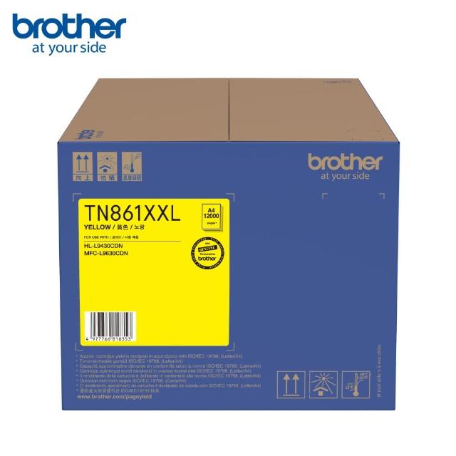 brother 官方直營 TN-861 XXLY 超高容量黃色碳粉匣