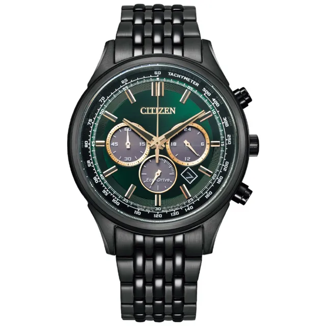 【CITIZEN 星辰】Chronograph 光動能競速計時男錶 雙11限定(6款可選)