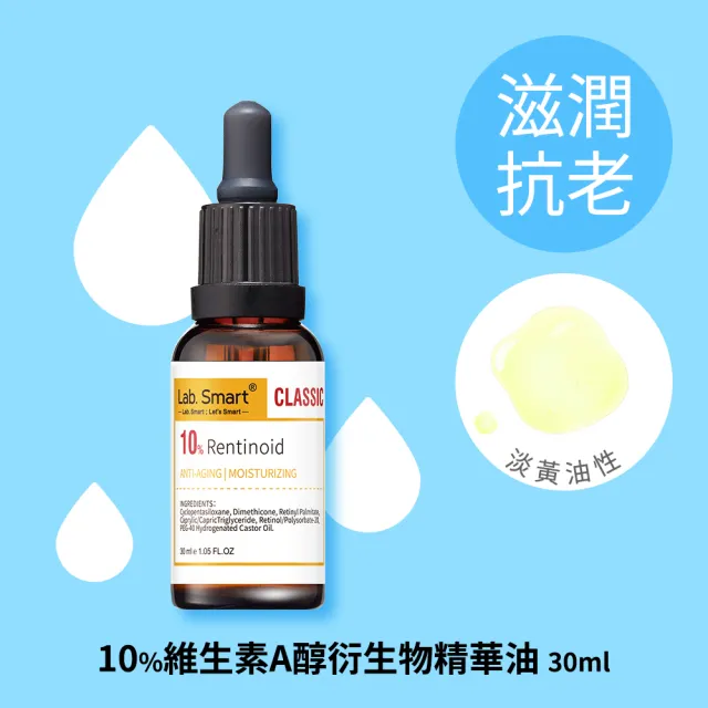 【Dr.Hsieh 達特醫】官方直營★LabSmart Classic精華30ml-無盒(A醇/維生素B3/神經醯胺/維生素C)