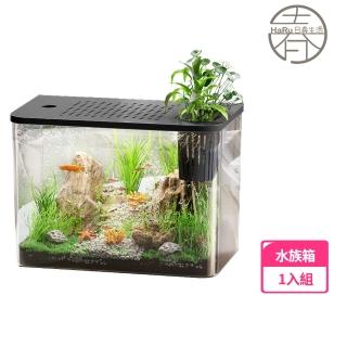 【HaRu日春生活】輕透桌上型水族箱-1入(魚植共生 魚缸 辦公室小物 生態缸)