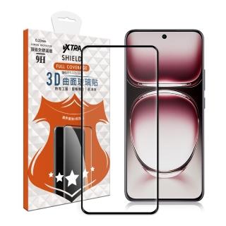 【VXTRA】OPPO Reno12 Pro 全膠貼合 3D滿版疏水疏油9H鋼化頂級玻璃膜-黑
