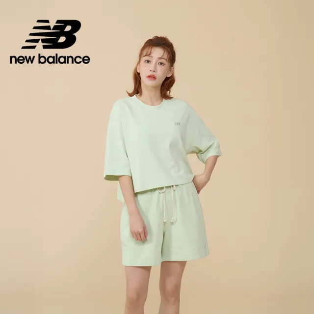 【NEW BALANCE】NB 前短後長棉質短版上衣_女性_WT43536AHH_WT43536NUM(美版 版型偏大)