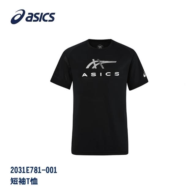 【asics 亞瑟士】短袖上衣 男款 訓練上衣(2031E781-001)