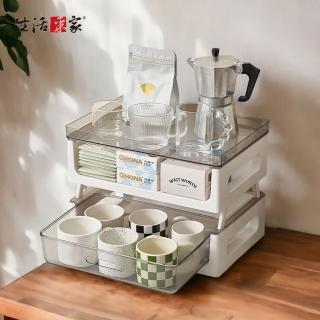 【生活採家】Caf☆Deck咖啡茶包雙層置物架(桌上型)
