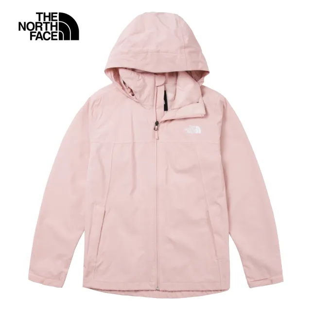 【The North Face 官方旗艦】機車族首選-連帽衝鋒衣外套-防水/透氣/防風/抗寒(多款任選)