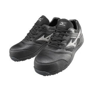 【MIZUNO 美津濃】LS ll 輕量化防護鞋 工作鞋 塑鋼鞋 安全鞋 鞋帶(黑色 K9244 奧森)