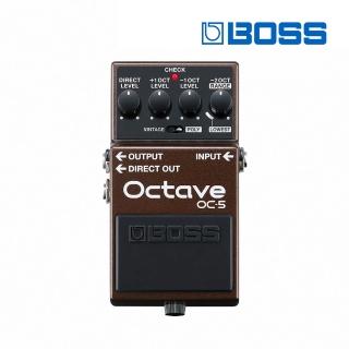【BOSS】OC-5 八度音效果器(原廠公司貨 商品保固有保障)