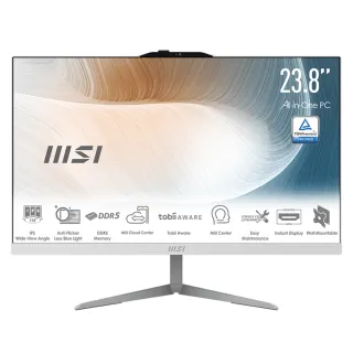 【MSI 微星】24型液晶電腦(Intel Core 5 120U/8G/1T SSD/W11/Modern AM242 1M-1059TW)