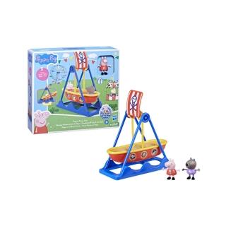 【Hasbro 孩之寶】兒童玩具 粉紅豬小妹 佩佩豬 搖搖海盜船
