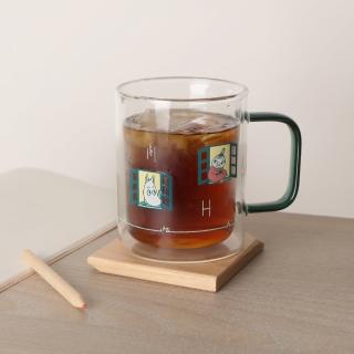 【Norns】Moomin耐熱玻璃杯(雙層玻璃杯 杯子 水杯)