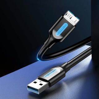 【VENTION 威迅】COP 系列 USB 3.0 A公 對 Micro-B公 數據線 1M