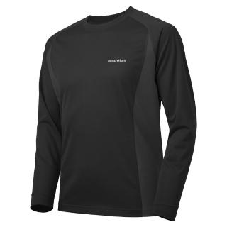 【mont bell】Cool L/S T男款排汗長上衣(1114629BK黑 NV海軍藍)