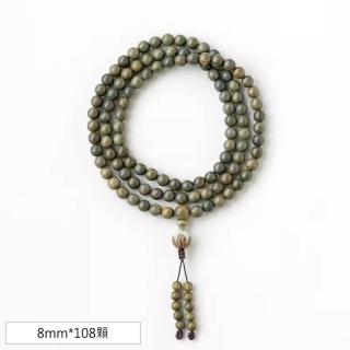 【巴黎精品】現貨+預購 佛珠108顆念珠(綠檀木8/10/12mm菩提蓮花男女手串3款a1ez28)