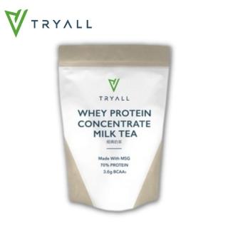 【臺灣 TRYALL】濃縮乳清蛋白粉 500g/袋-經典奶茶