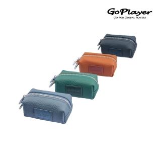【GoPlayer】高爾夫真皮小球包(皮革小球包 可插TEE 可吊掛)