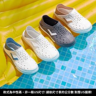 【PONY】男女 防水 拖鞋 洞洞鞋 雨鞋 水鞋 大地色系(ENJOY洞洞鞋 新色到)