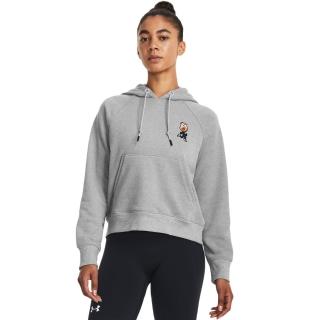 【UNDER ARMOUR】UA官方直營 女 HWT Terry Rose長袖帽T 1379834-011(灰色)