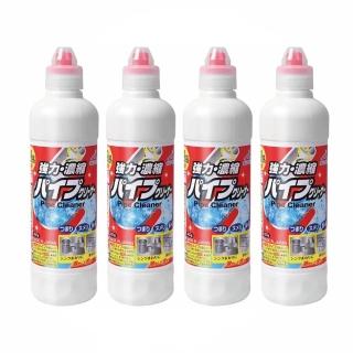 【日本 火箭石鹼】排水管清潔劑 450g(4入組)