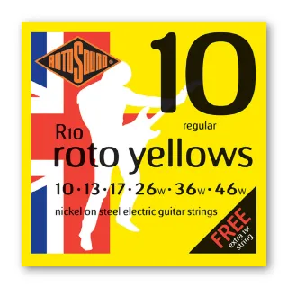 【ROTOSOUND】電吉他套弦 R10｜10-46｜鍍鎳電吉他弦｜英國製造(#鍍鎳弦#電吉他弦#吉他弦)