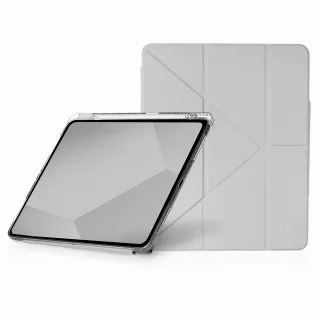 【STM】澳洲 STM OPP 13吋 iPad Air M2 專用多角度折疊防摔保護殼 - 淺灰