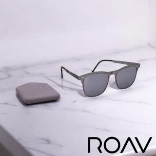 【ROAV】Jett 超輕折疊偏光太陽眼鏡 墨鏡(超輕 折疊 附收納保護套 8202 11.61)