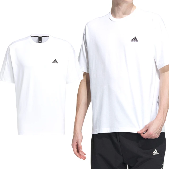 adidas 愛迪達 Word S/S Tee 男款 女款 白色 高磅數 棉質 上衣 T恤 運動 休閒 短袖 IM8769