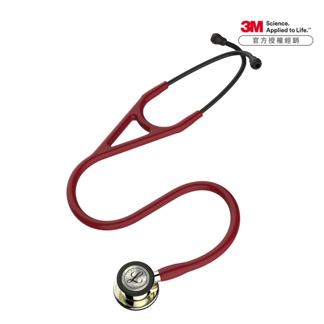 3M Littmann 心臟科第四代 6176 蜜棗紅色管/香檳金聽頭(聽診器權威 全球醫界好評與肯定)