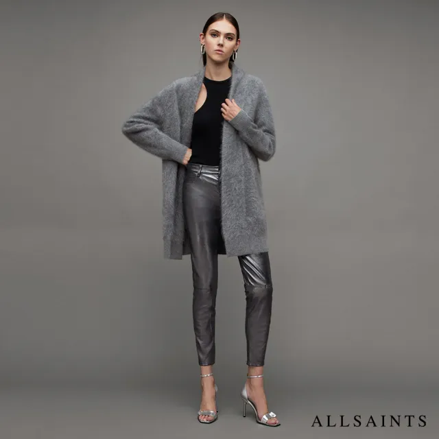 【ALLSAINTS】TESSA 喀什米爾羊毛針織外套-灰 WK061Z(舒適版型)