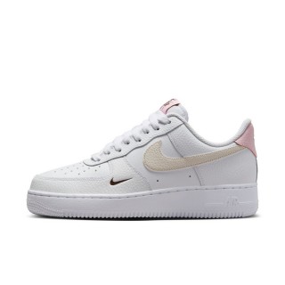 【NIKE 耐吉】Wmns Air Force 1 休閒鞋 女鞋 白 米 粉 AF1 小勾 荔枝皮(HF9992-100)