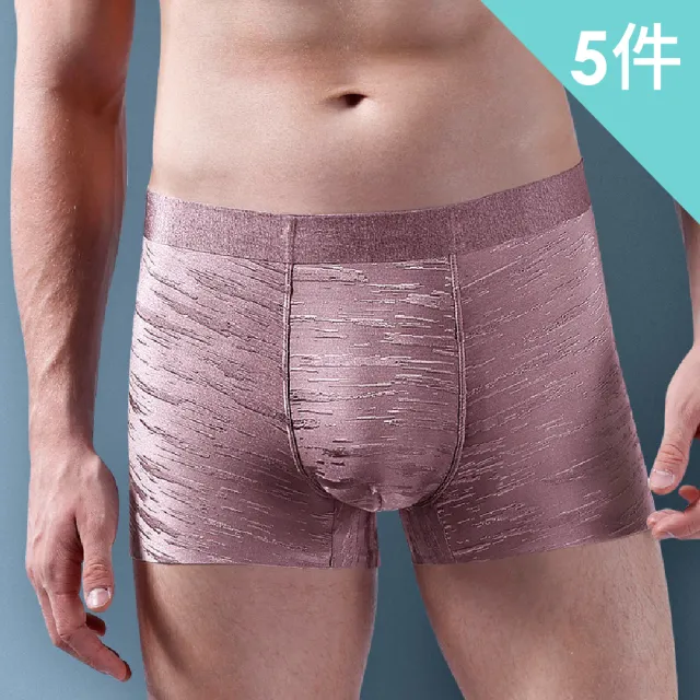 【Dylce 黛歐絲】● 5件組-莫代爾舒適無痕四角內褲/透氣/涼感/無痕內褲/中高腰內褲(隨機/出清品)