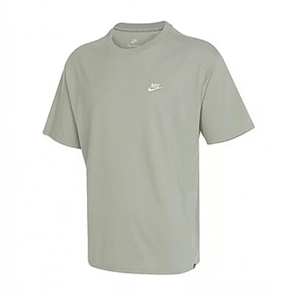 【NIKE 耐吉】上衣 男款 短袖上衣 運動 AS M NSW TEE CLUB MAX 灰綠 FV0376-370(3S3840)