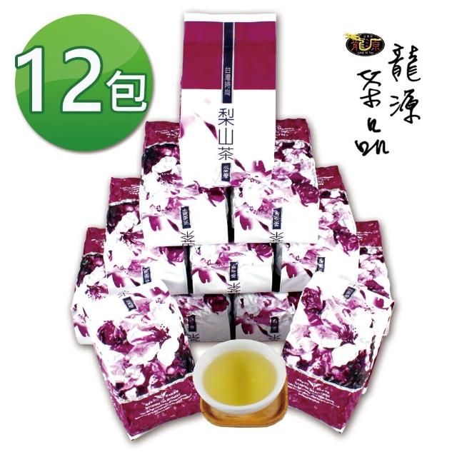【龍源茶品】梨山嚴選嫩摘高冷高山烏龍茶葉150gx12包(共3斤;附提袋;生青茶;無焙火;無發酵)