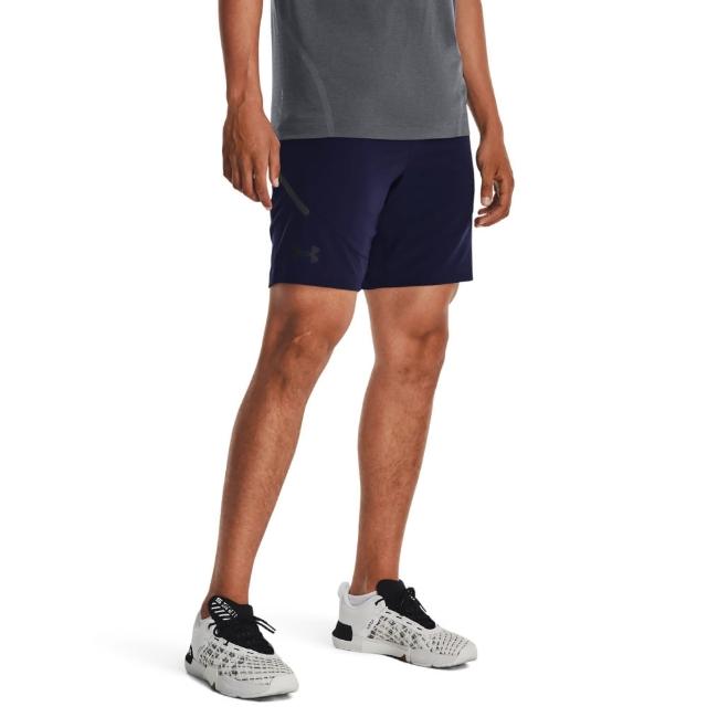 【UNDER ARMOUR】UA官方直營 男 Unstoppable Woven 運動短褲_1370378-410(藍色)