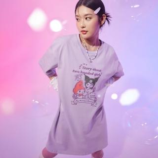【OB 嚴選】酷洛米美樂蒂純棉手繪印花長版上衣 《IO0013》