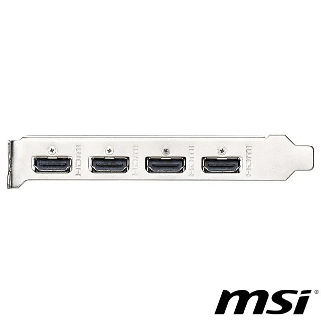 【MSI 微星】GT 710 2GD3H 4HDMI 顯示卡