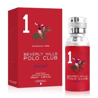 【B.H.POLO】比佛利保羅 紅色馬球騎士精神男性淡香水100ml(專櫃公司貨)