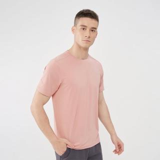 【GIORDANO 佐丹奴】男裝瞬間冰涼感上衣 G-MOTION系列(17 草花粉紅)