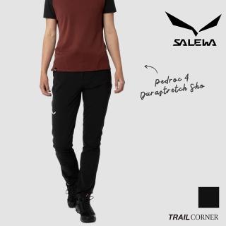 【SALEWA】PEDROC 4 DST SHO PANT 女 多功能軟殼長褲(輕量耐磨快乾長褲 軟殼褲)