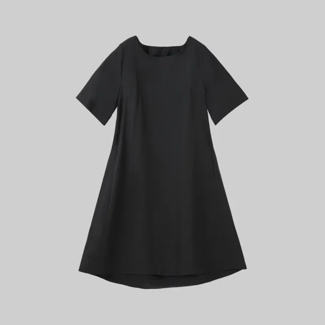 【giordano ladies】24SS_背後開口設計洋裝(02464031)