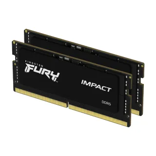 【Kingston 金士頓】FURY DDR5-5600 32GBX2 筆記型超頻記憶體(KF556S40IBK2-64)