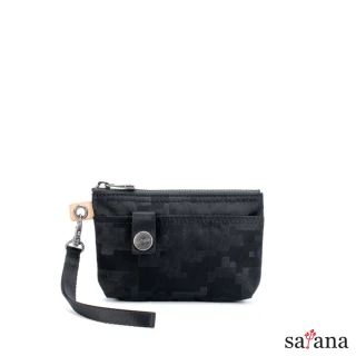 【satana】Soldier 實用拉鍊化妝包/零錢包(光影壓紋)