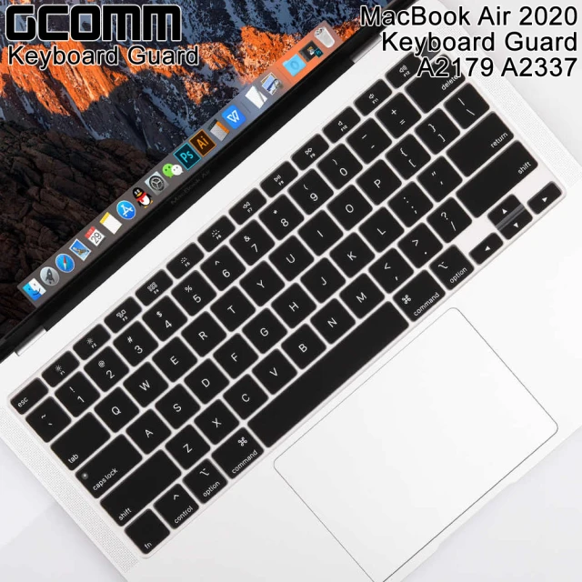 GCOMM Apple 2020 MacBook Air 13吋 A2179 A2337 鍵盤保護膜(內附GCOMM抗靜電清潔布)