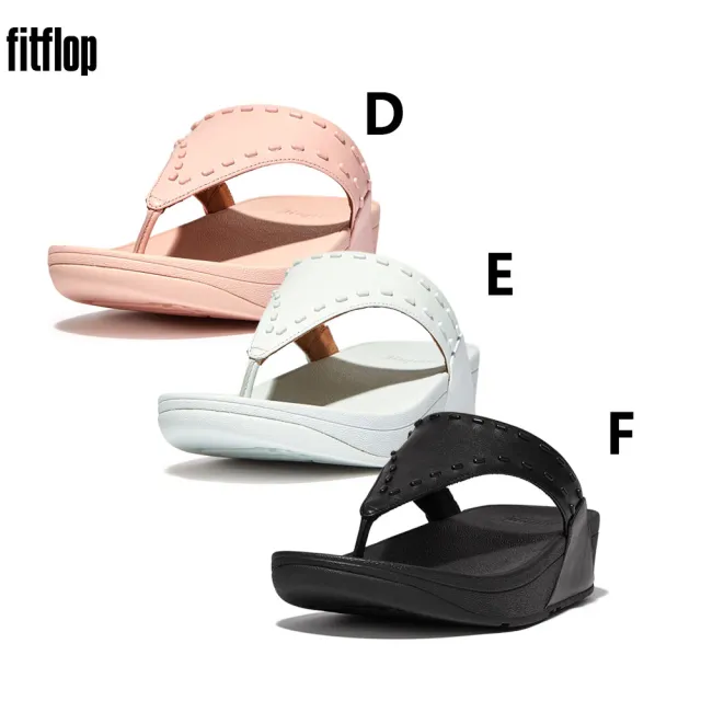 【FitFlop】經典亮粉/縫線皮革/多彩亮片舒適涼鞋(共9款)