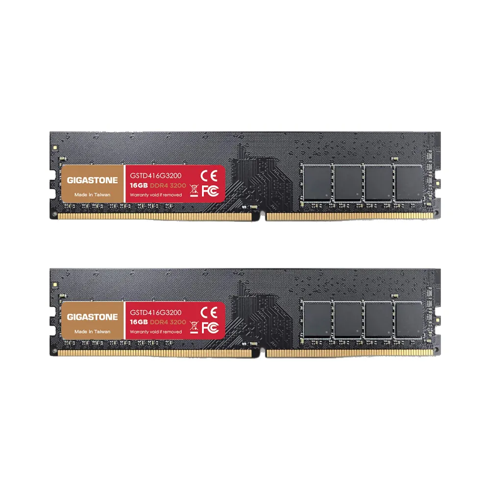 【GIGASTONE 立達國際】DDR4 3200MHz 16GB 桌上型記憶體 2入組(PC專用/8GBx2)