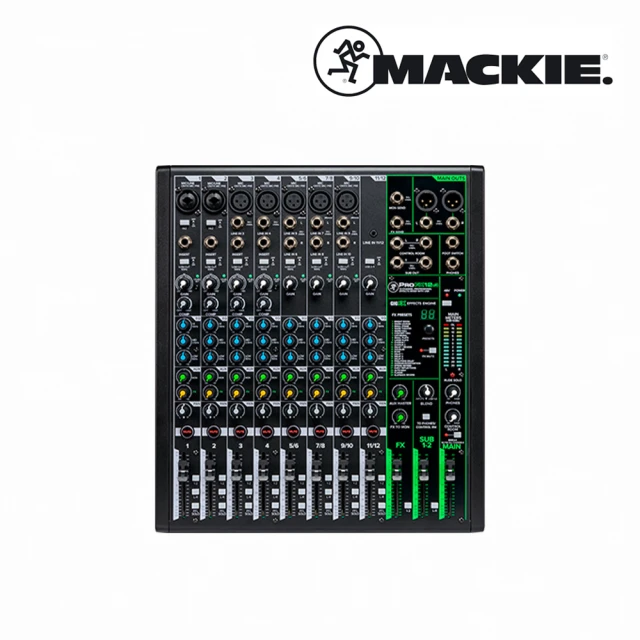 Mackie ProFX12v3+ 12軌專業混音器(原廠公司貨 商品保固有保障)