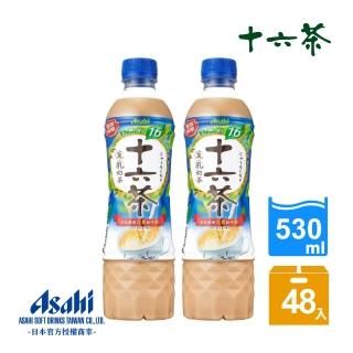 【ASAHI 朝日】十六茶零咖啡因豆乳奶茶530mlx2箱(共48入)