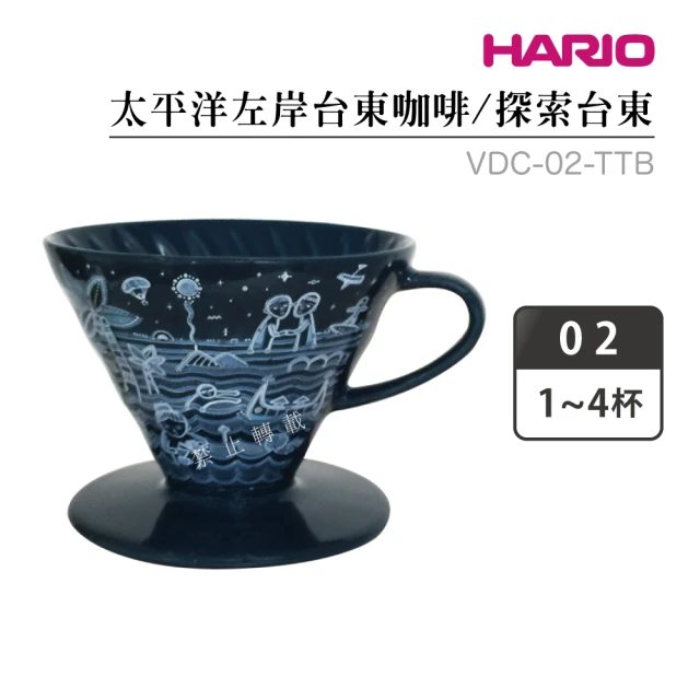 HARIO V60甲辰龍年限定01濾杯-龍啡凌霄（藍色）／1