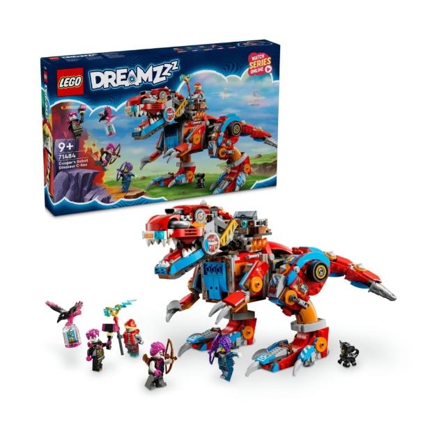 【LEGO 樂高】DREAMZzz 71484 庫柏的機器恐龍酷暴龍(機器人 追夢人的試煉 禮物)